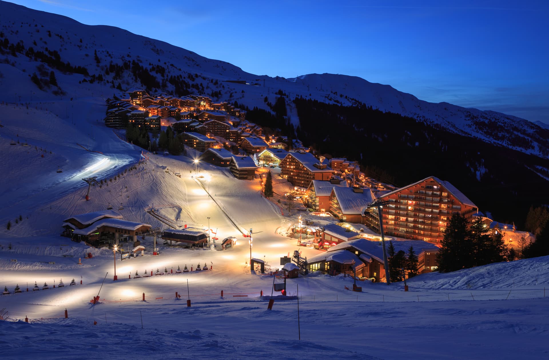 Meribel-at-night